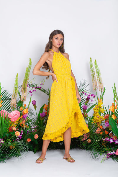 ADELA DRESS DUBAI BANANA – Sundress.fr