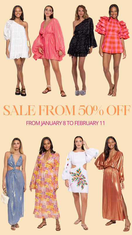 Sundress Breezy shiny and bold silhouettes