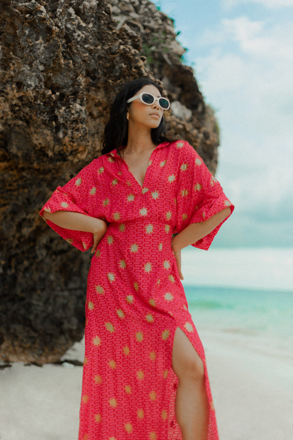 white shirt long dress The Supima® Cotton Midi Shirt Dress main image 1