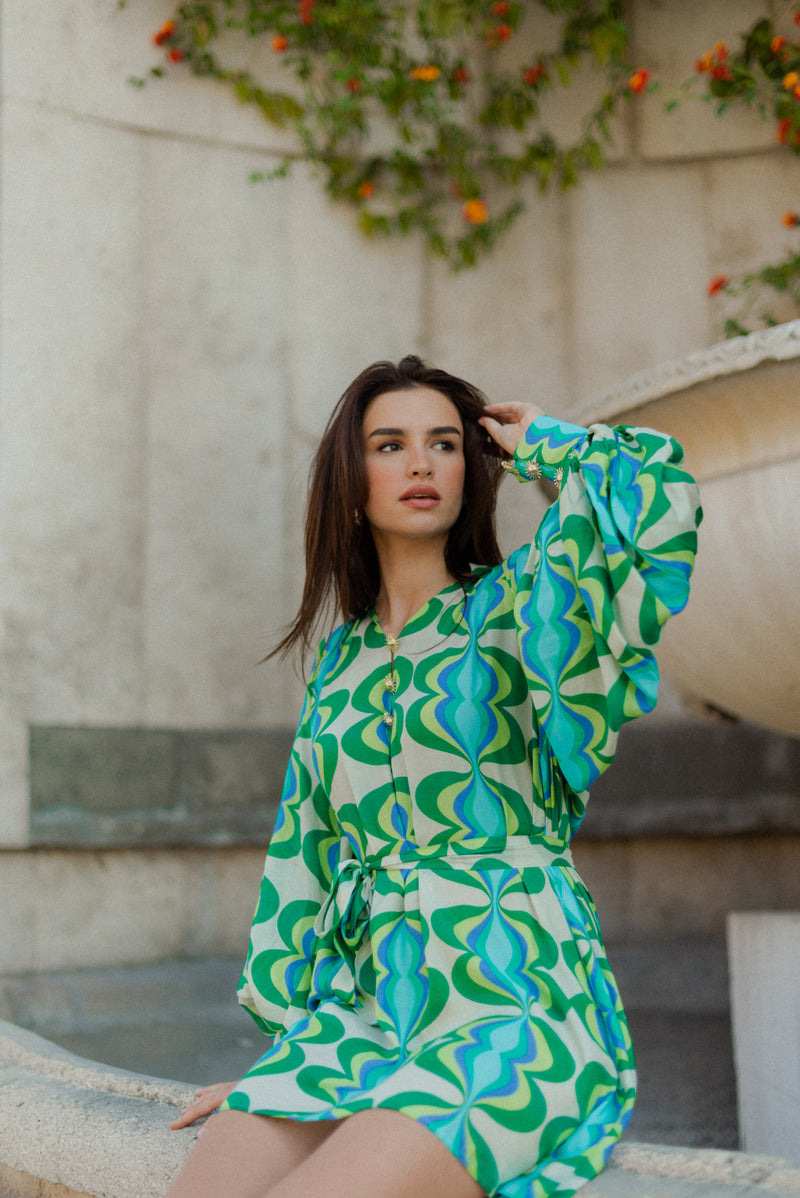 ANGIE SHORT LULLAH PRINT – Sundress.fr