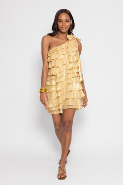 LOA SHORT DRESS IOS BRIGHT GOLD Sundress.fr LOA SHORT DRESS IOS BRIGHT GOLD Sundress.fr