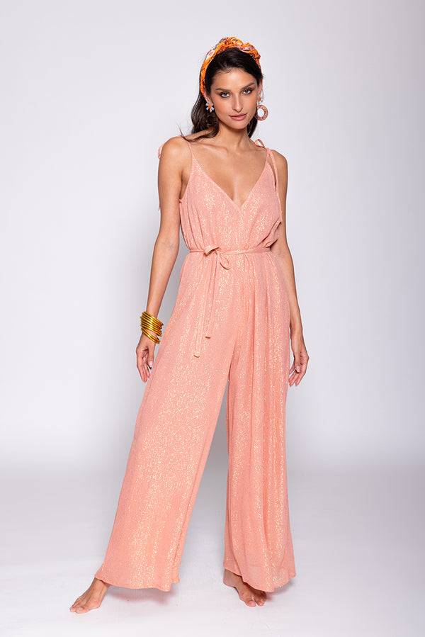 CARY JUMPSUIT MARBELLA TAN