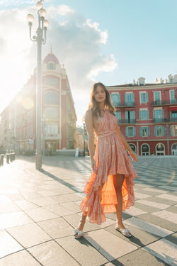 CELESTE DRESS IOS PECHE MELBA