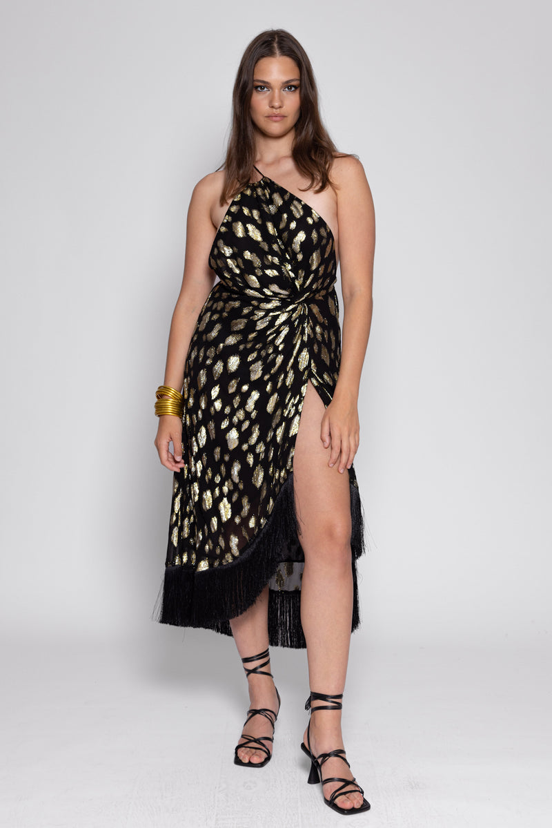 CELIA LONG DRESS ANKARA BLACK Sundress.fr CELIA LONG DRESS ANKARA BLACK Sundress.fr