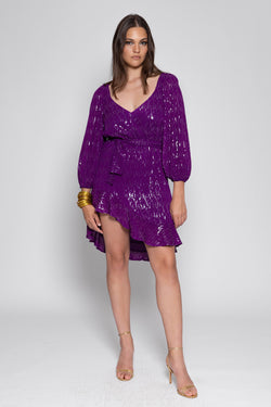 DOMI DRESS BARCELONA PURPLE