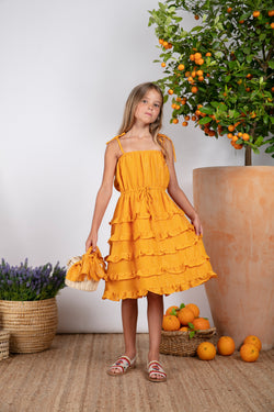 Orange infant outlet dress