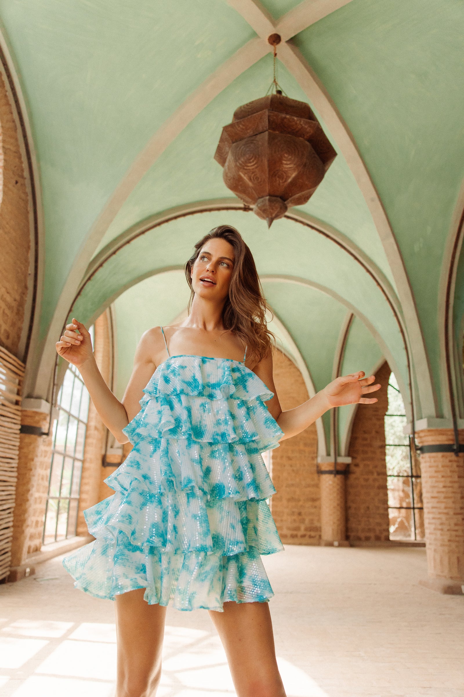 LINA SHORT DRESS SALVADOR Sundress.fr LINA SHORT DRESS SALVADOR Sundress.fr
