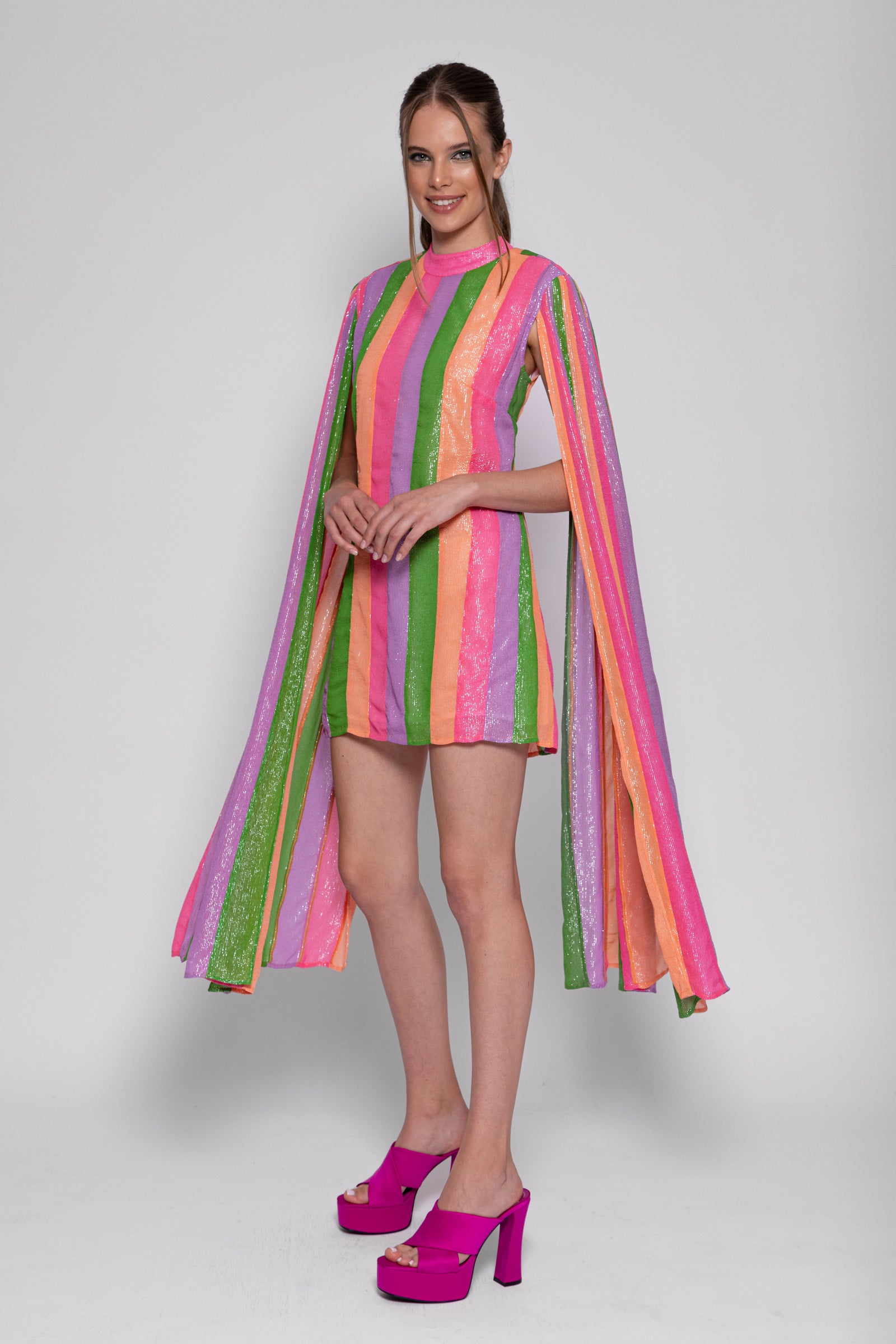 MAHINA SHORT DRESS MARBELLA MIX PRINTEMPS – Sundress.fr