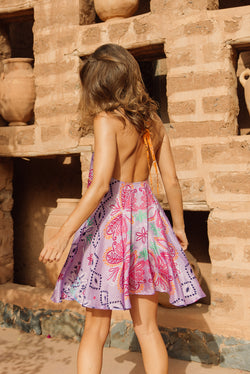MIRANDA SHORT DRESS SAINT TROPEZ LAVENDER